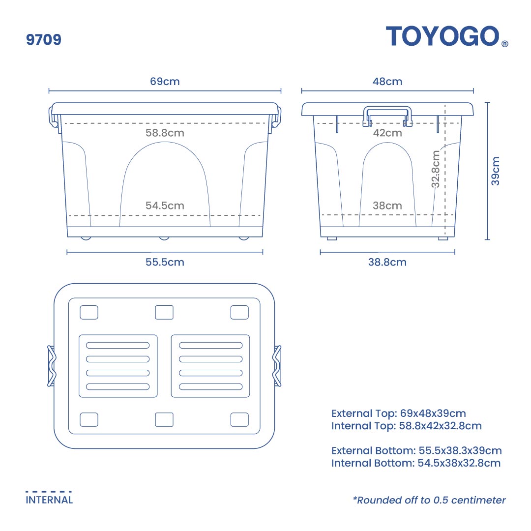 Q D BOX W/WHL (XL) (9709)